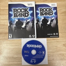 Rock Band 1 Nintendo Wii completo di scatola Rockband