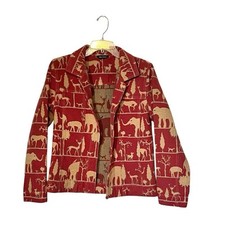 Giacca arazzo elefante vintage