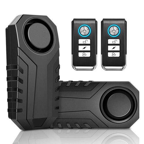 Bike alarm with remote - with,