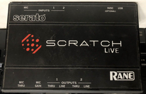 Rane serato scratch - scratch, sl1