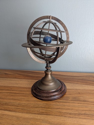 Sfera armillare ottone - armillare, in