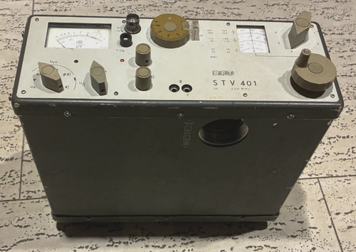 Rft stv 401 - stv, microvoltmetro