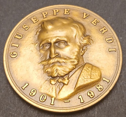 Medaglia giuseppe verdi - giuseppe,