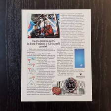 1988 Rolex GMT Master II ref. 16710 coke - Original AD Pubblicità Vintage
