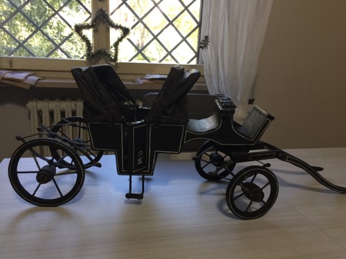 Carrozza giocattolo antica - carrozza,