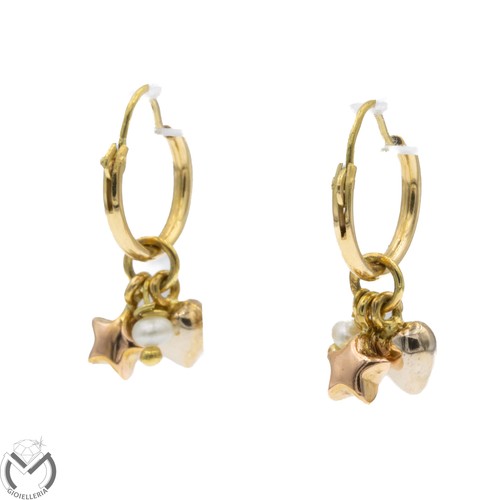 Orecchini oro giallo 750 - giallo,