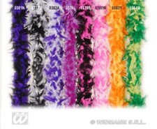 widmann 0378l boa in piume lilla viola cm 180