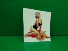 Adesivo pin up vespa lambretta