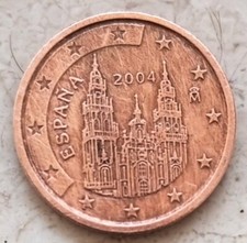 2004 Spain 2 Cent Coin