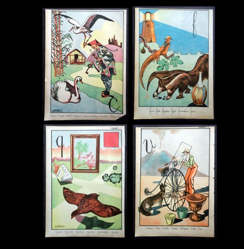 Alfabeto lettere f q - lettere, -f