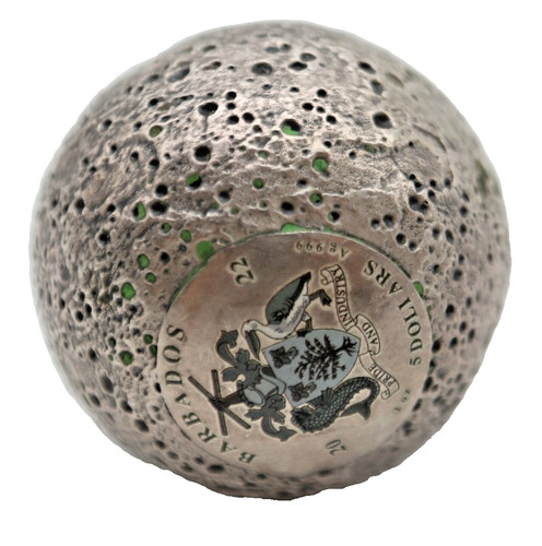 Dollari argento barbados - argento,