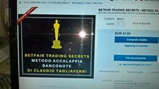 BETFAIR TRADING SECRETS - METODO SCOMMESSE CALCIO VINCENTE - TAGLIAFERRI
