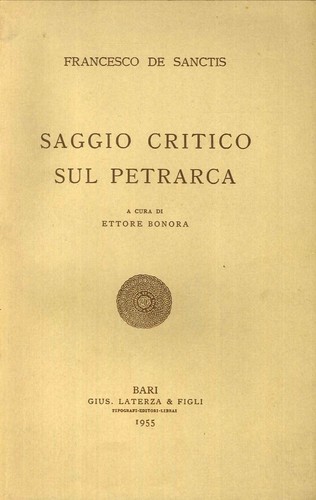 Saggio critico sul petrarca - critico,