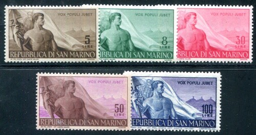 San marino 1948 397 - 1948, 397-401