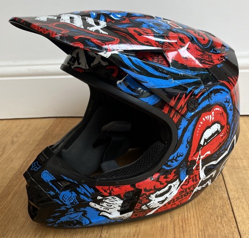 Casco fox racing nero rosso - racing,
