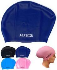 1 Cuffia Nuoto Silicone per capelli lunghi adulto piscina mare terme spa hotel