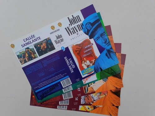 Lot jaquettes vhs john - jaquettes,