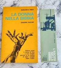 Libro Margarita Riber - la donna nella Bibbia 1971 con segnalibro