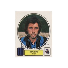 Giampiero Marini Figurina Autografata Signed Sticker Inter Panini 1977 – 1978