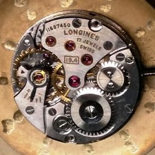 LONGINES MOVIMENTO 19.4 PER OROLOGIO A CARICA MANUALE COMPLETO DI QUADRANTE