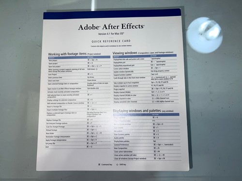 Adobe after effects - 4.1, quick