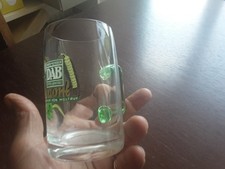 PICCOLO BOCCALE DA BIRRA IN VETRO DAB EXPORT ALTEZZA 10,6 DIAMETRO 6,5 MADE IN G