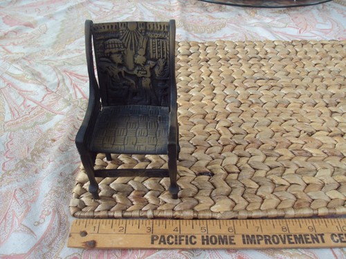 Sedia vintage ottone egitto - sedia,
