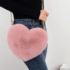 Bolso cruzado de felpa para