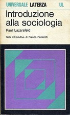 Paul Lazarsfeld = INTRODUZIONE
