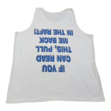 Vtg 90s Tank Shirt Humor USA