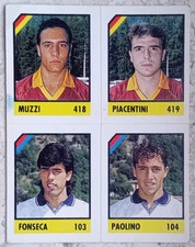Figurina Micro Calcio 1990-91 Vallardi 1991 Cagliari Roma Fonseca n 181