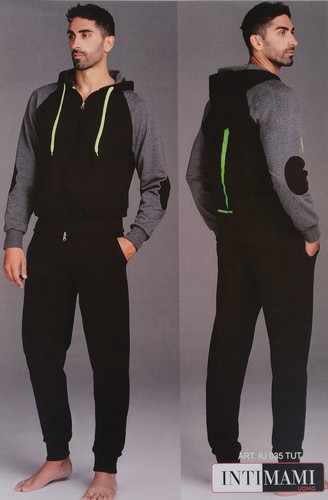 Tuta uomo zip cappuccio - tuta,