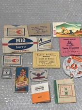 PUBBLICITÀ: LOTTO DI PUNTI BIGLIETTI DI PRODOTTI ALIMENTARI ANNI 60