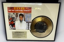 Elvis Presley Are you Lonesome Tonight disco placcato oro 24 kt edizione limitata