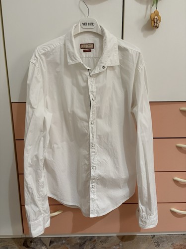 Camicia bianca zara - bianca, man