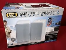 2 CASSE STEREO ALTOPARLANTI AMPLIFICATI BLUETOOTH TREVI SH 8400 BT  70 WATT
