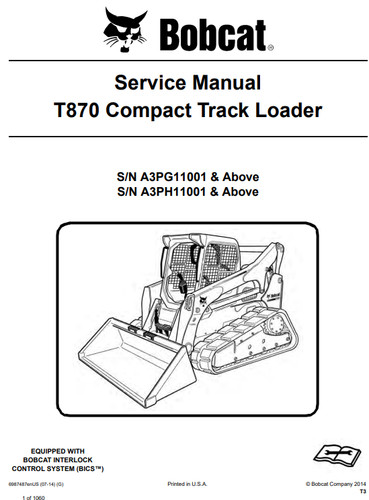 Bobcat t870 compact track - t870,
