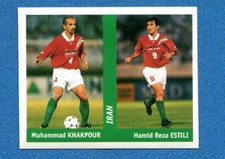 WC FRANCE 98 -DS 1998- Figurina-Sticker n. 279 - KHAKPOUR-ESTILI IRAN -New