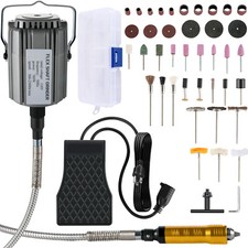 VEVOR Rettificatrice Flexshaft Albero Flessibile con Mandrino per Trapano 780 W