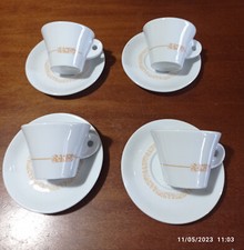 set 4 tazzine piu 6 piattini caffé SANDY tazza vintage bar foto originali