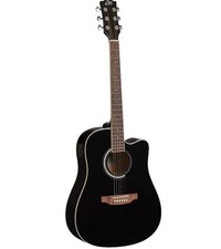 EKO RANGER 6 CW EQ BLK Dreadnought Cutaway CHITARRA ELETTRICA ACUSTICA Nera