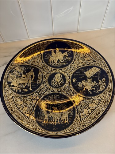 Decorative plate japanese 24k - decorative,
