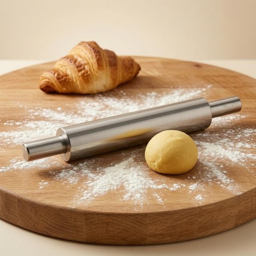 Mattarello inox senza giunture - mattarello,