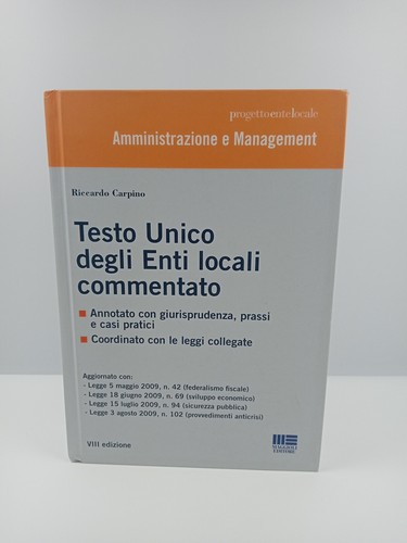 Testo unico degli - degli, enti