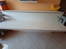 MOBILE LETTO A SCOMPARSA RETE ORTOPEDICA 85x195 CON PIANO SCRITTOIO INTEGRATO