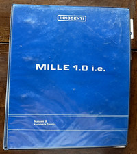 Manuale Assistenza Tecnica Officina INNOCENTI MILLE 1.0 I.E. (Fiat Uno Originale