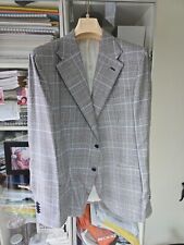 GIACCA SARTORIALE ROSSI QUADRETTINI GRIGIA