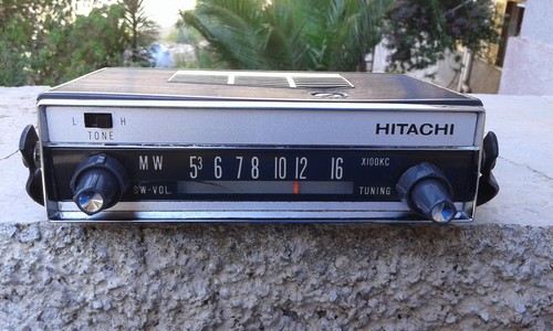Autoradio epoca hitachi anni - d'epoca,