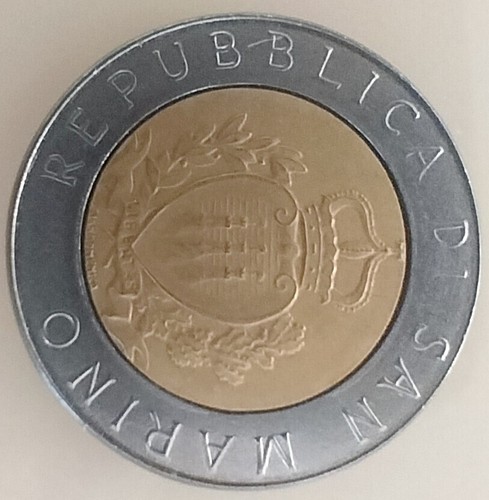 Moneta lire 500 - moneta, repubblica