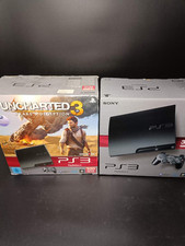 Sony PS3 Playstation 3 Uncharted 3 320GB Console IMBALLO ORIGINALE + Intarsio 